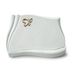 Grabstein Memory/Omega Marmor Papillon (Bronze)