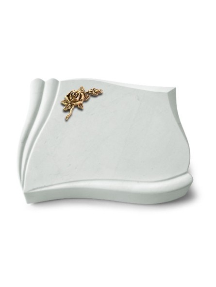 Grabstein Memory/Omega Marmor Rose 1 (Bronze)