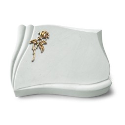 Grabstein Memory/Omega Marmor Rose 2 (Bronze)