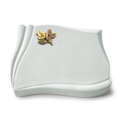 Grabstein Memory/Omega Marmor Rose 3 (Bronze)