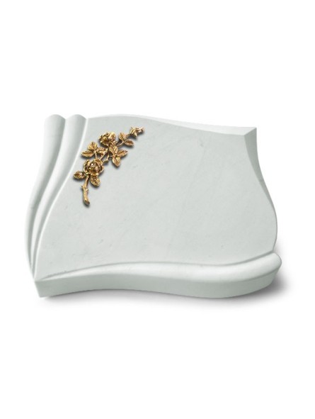 Grabstein Memory/Omega Marmor Rose 5 (Bronze)
