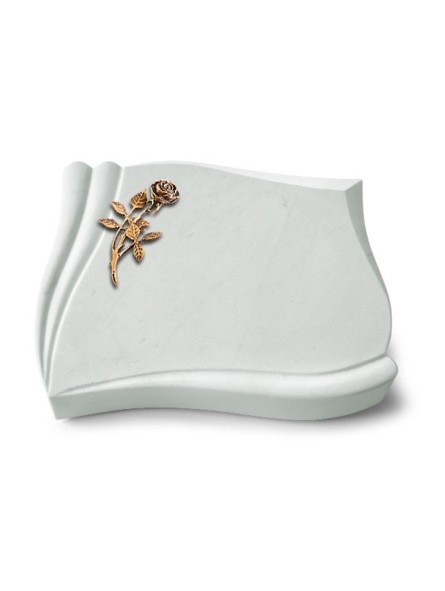 Grabstein Memory/Omega Marmor Rose 6 (Bronze)