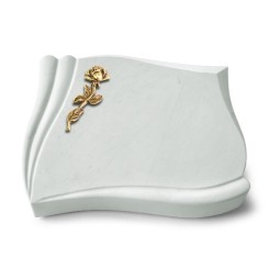 Grabstein Memory/Omega Marmor Rose 7 (Bronze)