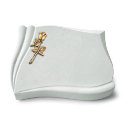 Grabstein Memory/Omega Marmor Rose 8 (Bronze)