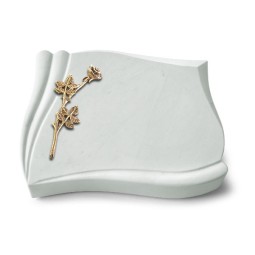 Grabstein Memory/Omega Marmor Rose 9 (Bronze)