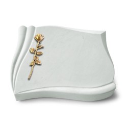 Grabstein Memory/Omega Marmor Rose 12 (Bronze)