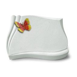 Grabstein Memory/Omega Marmor Papillon 2 (Color)