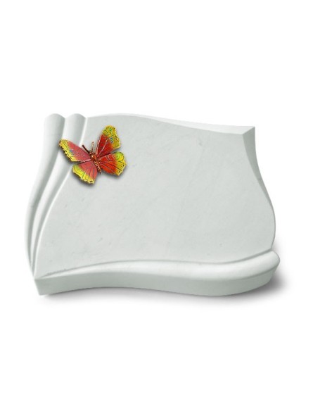 Grabstein Memory/Omega Marmor Papillon 2 (Color)