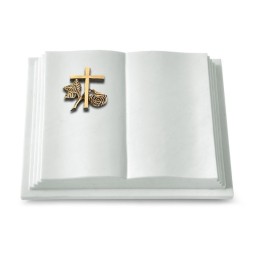 Grabbuch Livre Pagina/Omega Marmor Kreuz 1 (Bronze)