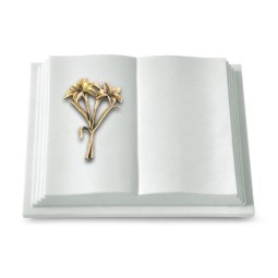 Grabbuch Livre Pagina/Omega Marmor Lilie (Bronze)