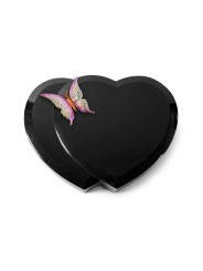 Grabstein Amoureux/Indisch Black Papillon 1 (Color) 50x40
