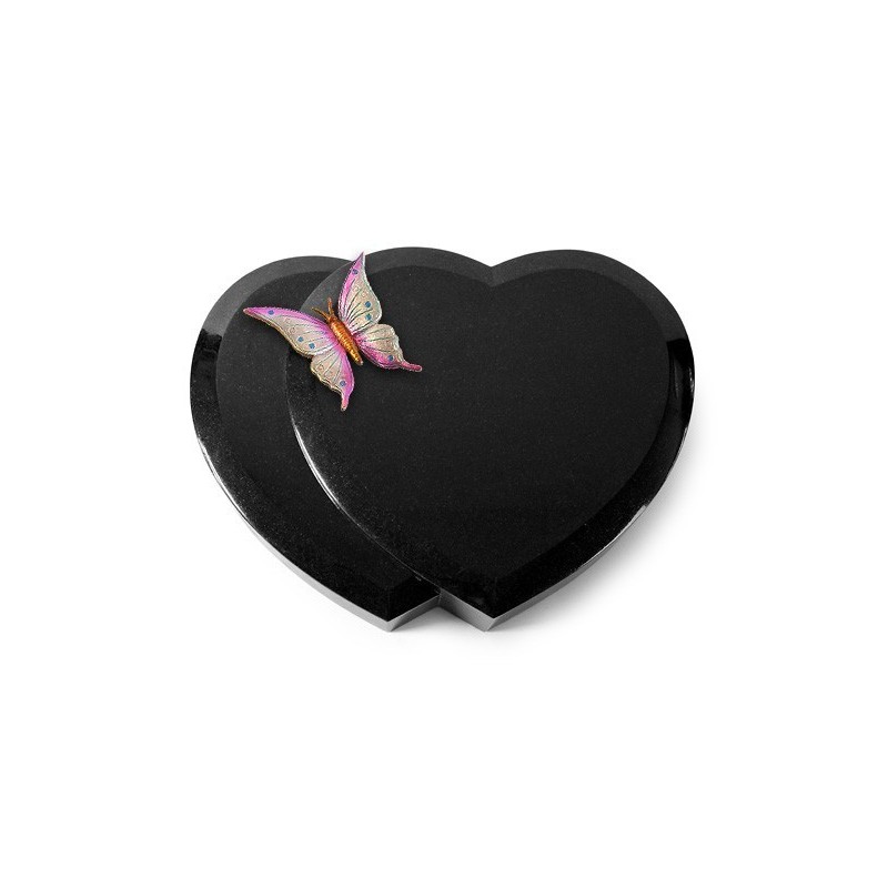Grabstein Amoureux/Indisch Black Papillon 1 (Color) 50x40