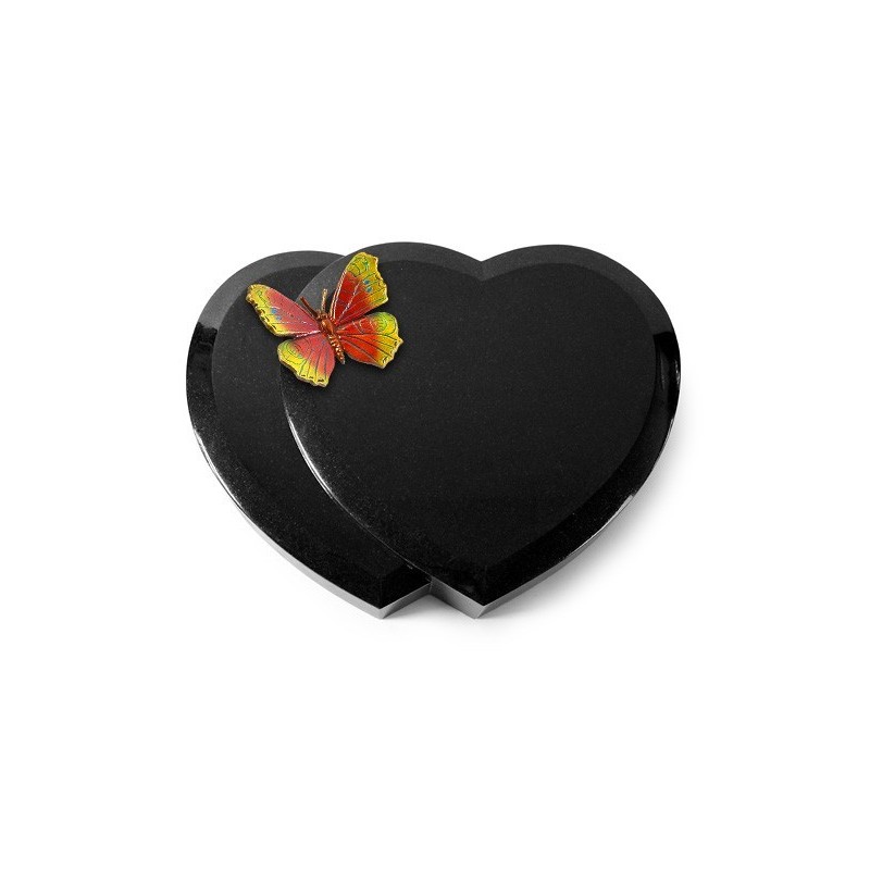 Grabstein Amoureux/Indisch Black Papillon 2 (Color) 50x40