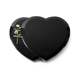 Grabstein Amoureux/Indisch Black Rose 8 (Color) 50x40