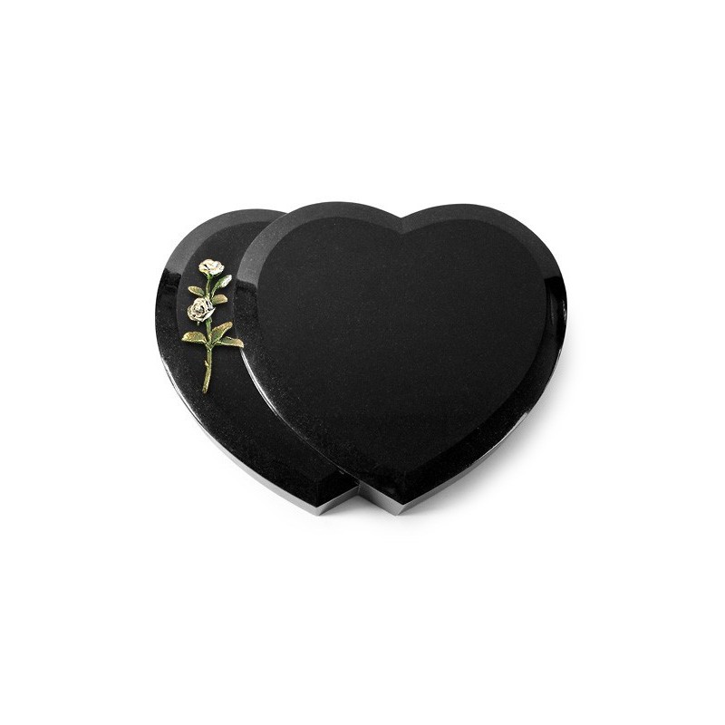 Grabstein Amoureux/Indisch Black Rose 8 (Color) 50x40