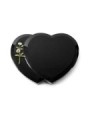 Grabstein Amoureux/Indisch Black Rose 8 (Color) 50x40