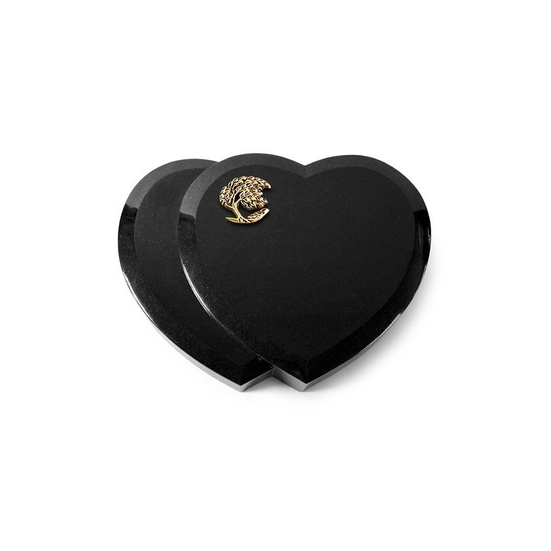 Grabstein Amoureux/Indisch Black Baum 1 (Bronze) 50x40