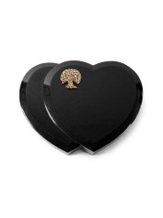 Grabstein Amoureux/Indisch Black Baum 3 (Bronze) 50x40