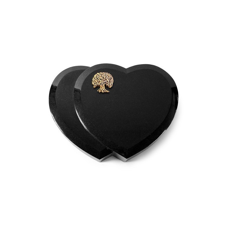 Grabstein Amoureux/Indisch Black Baum 3 (Bronze) 50x40