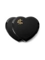 Grabstein Amoureux/Indisch Black Kreuz 1 (Bronze) 50x40