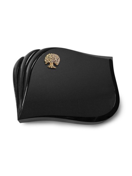 Grabstein Eterna/Indisch Black Baum 3 (Bronze) 50x40