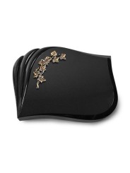 Grabstein Eterna/Indisch Black Efeu (Bronze) 50x40