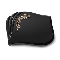 Grabstein Eterna/Indisch Black Efeu (Bronze) 50x40