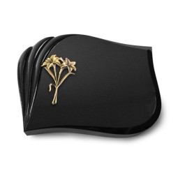 Grabstein Eterna/Indisch Black Lilie (Bronze) 50x40