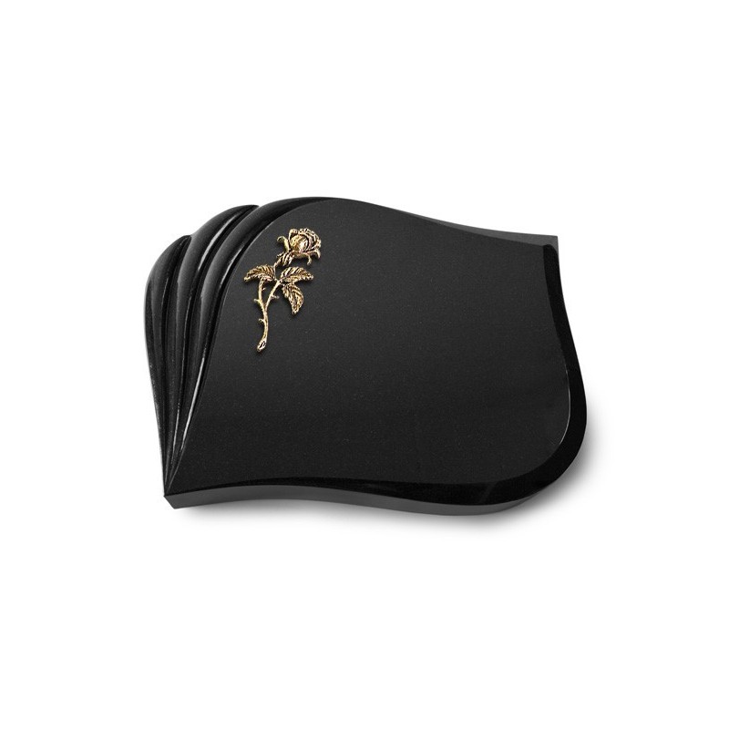 Grabstein Eterna/Indisch Black Rose 2 (Bronze) 50x40