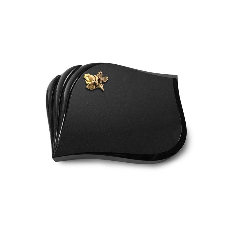 Grabstein Eterna/Indisch Black Rose 3 (Bronze) 50x40