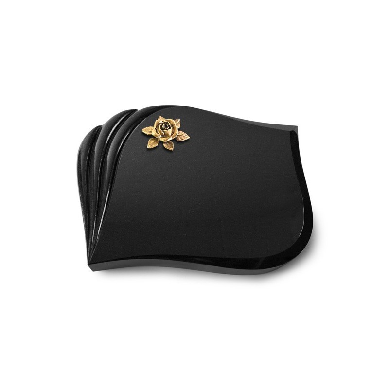 Grabstein Eterna/Indisch Black Rose 4 (Bronze) 50x40