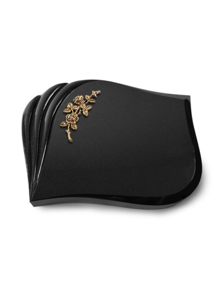 Grabstein Eterna/Indisch Black Rose 5 (Bronze) 50x40