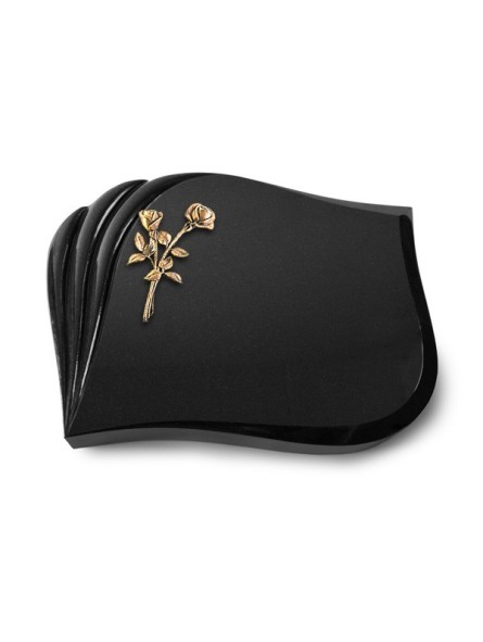 Grabstein Eterna/Indisch Black Rose 10 (Bronze) 50x40