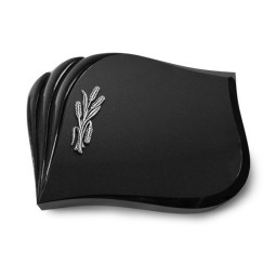 Grabstein Eterna/Indisch Black Ähren 1 (Alu) 50x40