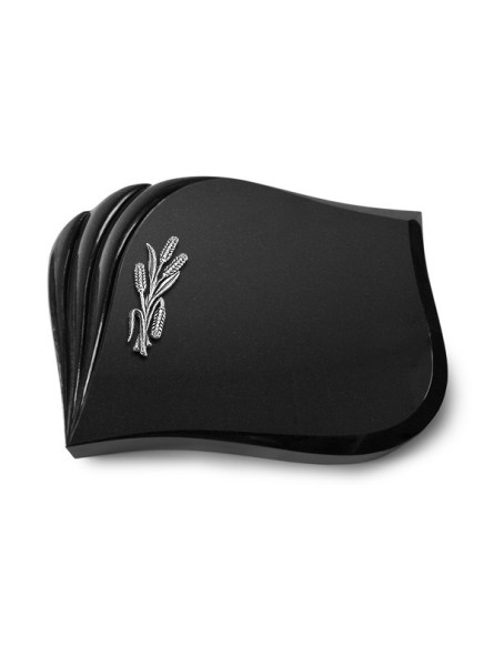 Grabstein Eterna/Indisch Black Ähren 1 (Alu) 50x40