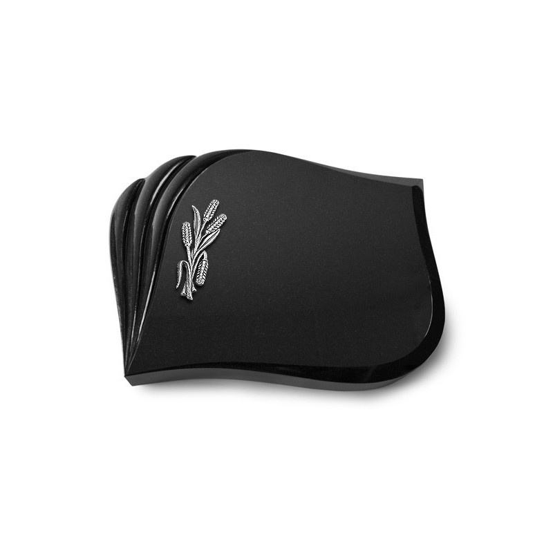 Grabstein Eterna/Indisch Black Ähren 1 (Alu) 50x40