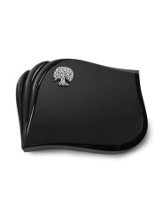 Grabstein Eterna/Indisch Black Baum 3 (Alu) 50x40