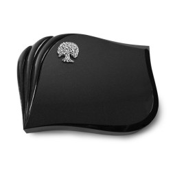 Grabstein Eterna/Indisch Black Baum 3 (Alu) 50x40