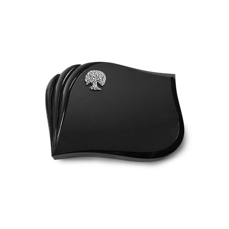 Grabstein Eterna/Indisch Black Baum 3 (Alu) 50x40