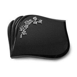 Grabstein Eterna/Indisch Black Efeu (Alu) 50x40