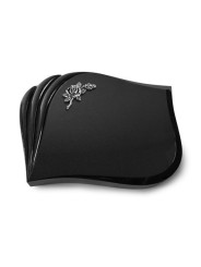 Grabstein Eterna/Indisch Black Rose 1 (Alu) 50x40