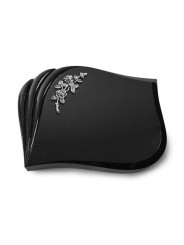 Grabstein Eterna/Indisch Black Rose 5 (Alu) 50x40