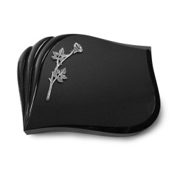 Grabstein Eterna/Indisch Black Rose 9 (Alu) 50x40