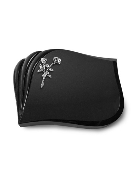 Grabstein Eterna/Indisch Black Rose 10 (Alu) 50x40