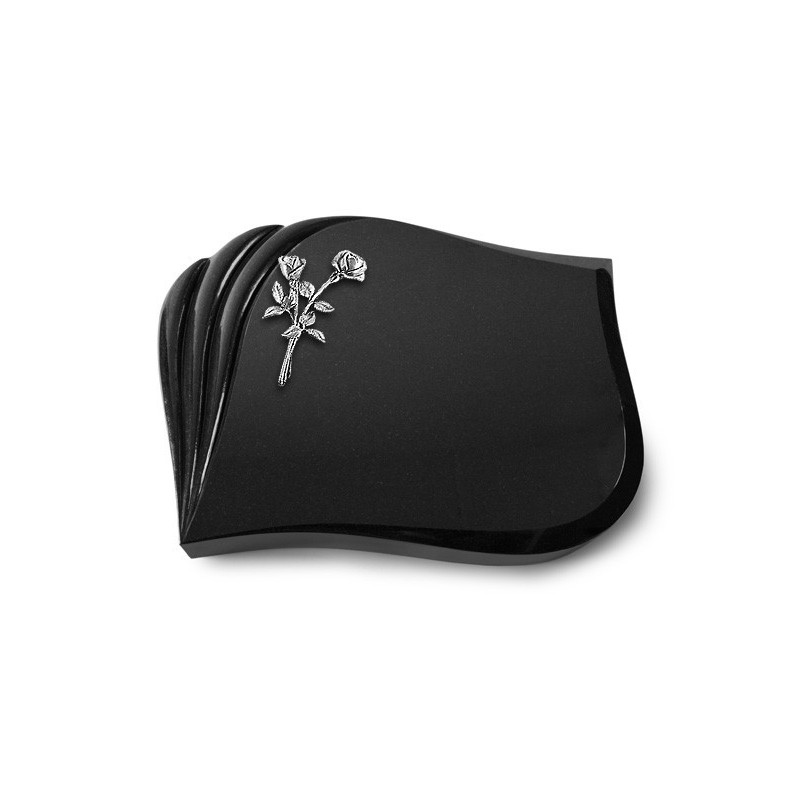 Grabstein Eterna/Indisch Black Rose 10 (Alu) 50x40