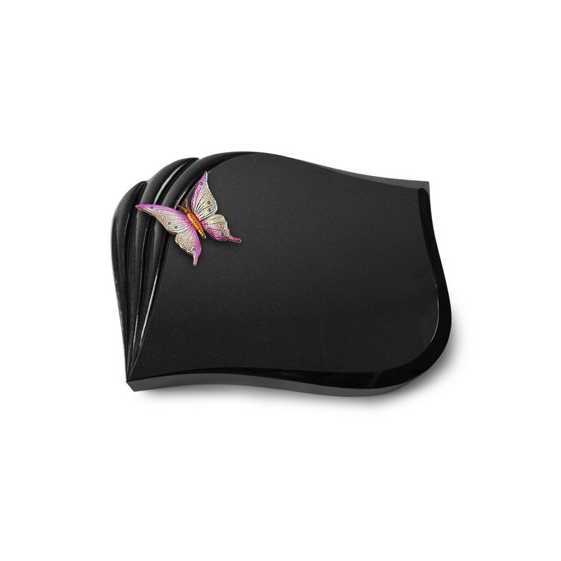 Grabstein Eterna/Indisch Black Papillon 1 (Color) 50x40