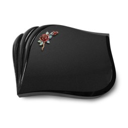 Grabstein Eterna/Indisch Black Rose 1 (Color) 50x40