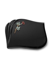Grabstein Eterna/Indisch Black Rose 4 (Color) 50x40