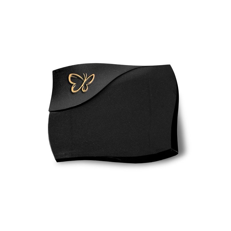 Grabstein Firenze/Indisch Black Papillon (Bronze) 50x40