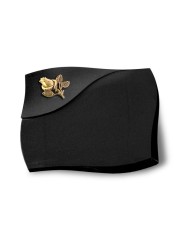 Grabstein Firenze/Indisch Black Rose 3 (Bronze) 50x40